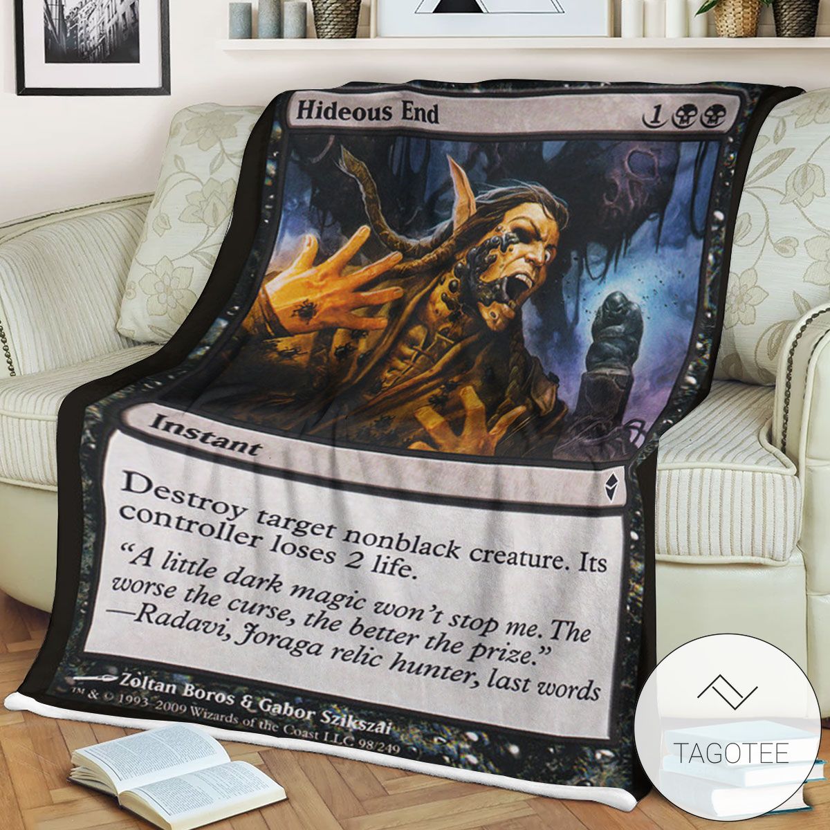 Zendikar 98 Hideous End Mtg Blanket Zendikar 98 Hideous End Mtg Blanket