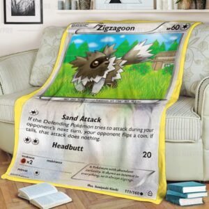 Zigzagoon Pokemon Blanket