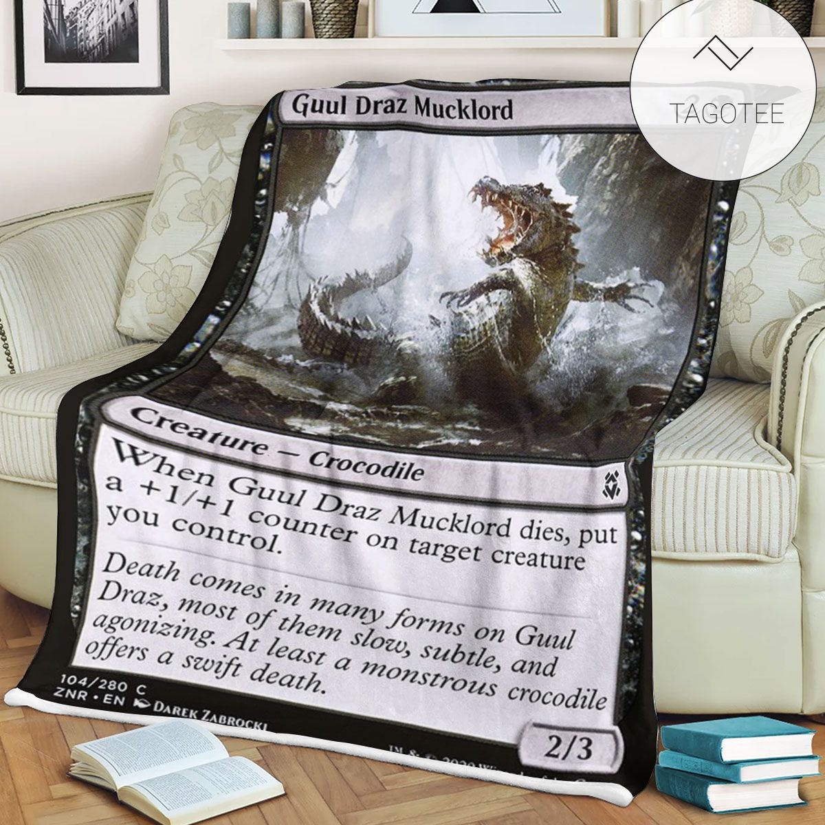 Znr 104 Guul Draz Mucklord Mtg Game Magic The Gathering Fleece Blanket Znr 104 Guul Draz Mucklord Mtg Game Magic The Gathering Fleece Blanket