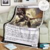 Znr 11 Emeria Captain Mtg Game Magic The Gathering Fleece Blanket