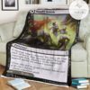 Znr 111 Malakir Rebirth Mtg Game Magic The Gathering Fleece Blanket