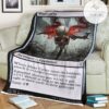 Znr 113 Mind Carver Mtg Game Magic The Gathering Fleece Blanket