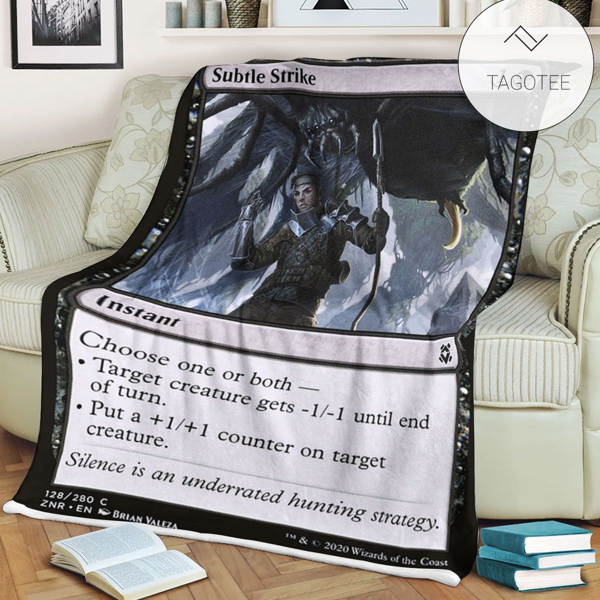 Znr 128 Subtle Strike Mtg Game Magic The Gathering Fleece Blanket Znr 128 Subtle Strike Mtg Game Magic The Gathering Fleece Blanket
