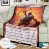 Znr 145 Kargan Intimidator Mtg Game Magic The Gathering Blanket