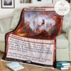 Znr 151 Nahiri S Lithoforming Mtg Game Magic The Gathering Fleece Blanket