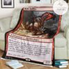 Znr 153 Relic Robber Mtg Game Magic The Gathering Fleece Blanket