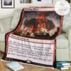 Znr 156 Roiling Vortex Mtg Game Magic The Gathering Fleece Blanket