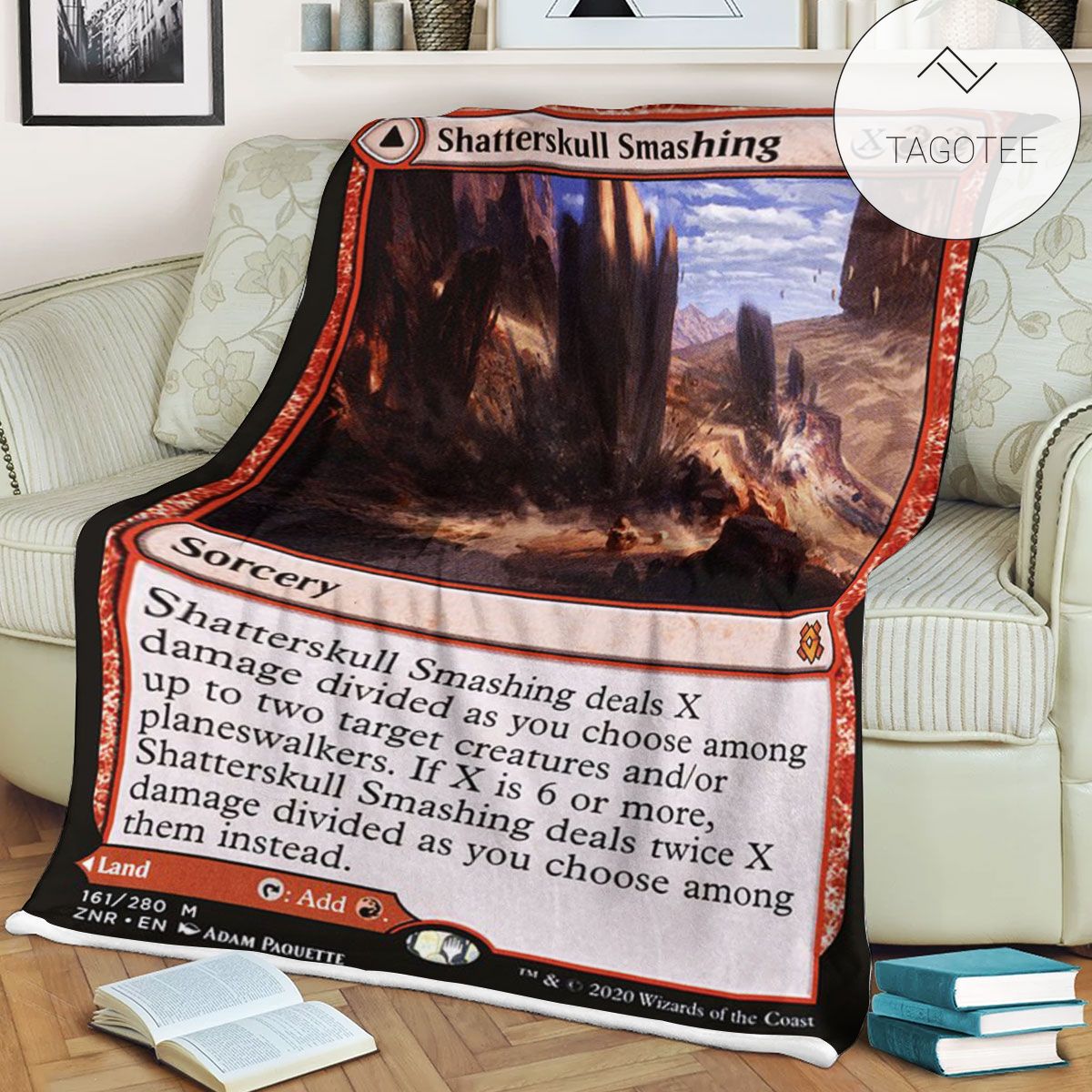Znr 161 Shatterskull Smashing Mtg Game Magic The Gathering Fleece Blanket Znr 161 Shatterskull Smashing Mtg Game Magic The Gathering Fleece Blanket