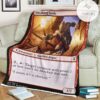 Znr 164 Sneaking Guide Mtg Game Magic The Gathering Fleece Blanket