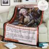 Znr 165 Song Mad Treachery Mtg Game Magic The Gathering Fleece Blanket