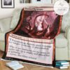 Znr 170 Thundering Rebuke Mtg Game Magic The Gathering Fleece Blanket
