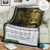 Znr 180 Bala Ged Recovery Mtg Game Magic The Gathering Fleece Blanket