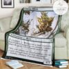 Znr 182 Canopy Baloth Mtg Game Magic The Gathering Fleece Blanket