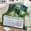 Znr 186 Inscription Of Abundance Mtg Game Magic The Gathering Fleece Blanket