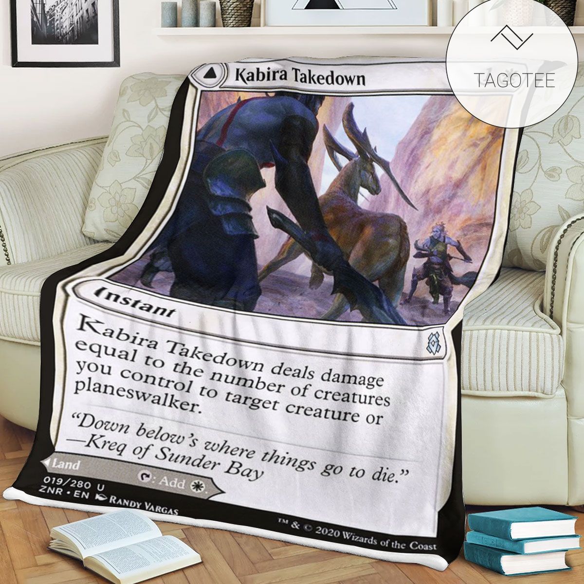 Znr 19 Kabira Takedown Mtg Game Magic The Gathering Fleece Blanket Znr 19 Kabira Takedown Mtg Game Magic The Gathering Fleece Blanket