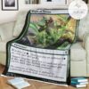 Znr 194 Might Of Murasa Mtg Game Magic The Gathering Fleece Blanket