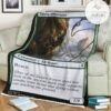 Znr 210 Tajuru Snarecaster Mtg Game Magic The Gathering Fleece Blanket