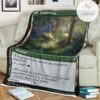Znr 211 Tangled Vale Mtg Game Magic The Gathering Fleece Blanket
