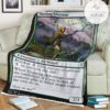 Znr 212 Taunting Arbormage Mtg Game Magic The Gathering Fleece Blanket