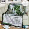 Znr 215 Turntimber Symbiosis Mtg Game Magic The Gathering Fleece Blanket