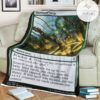 Znr 217 Vastwood Surge Mtg Game Magic The Gathering Fleece Blanket