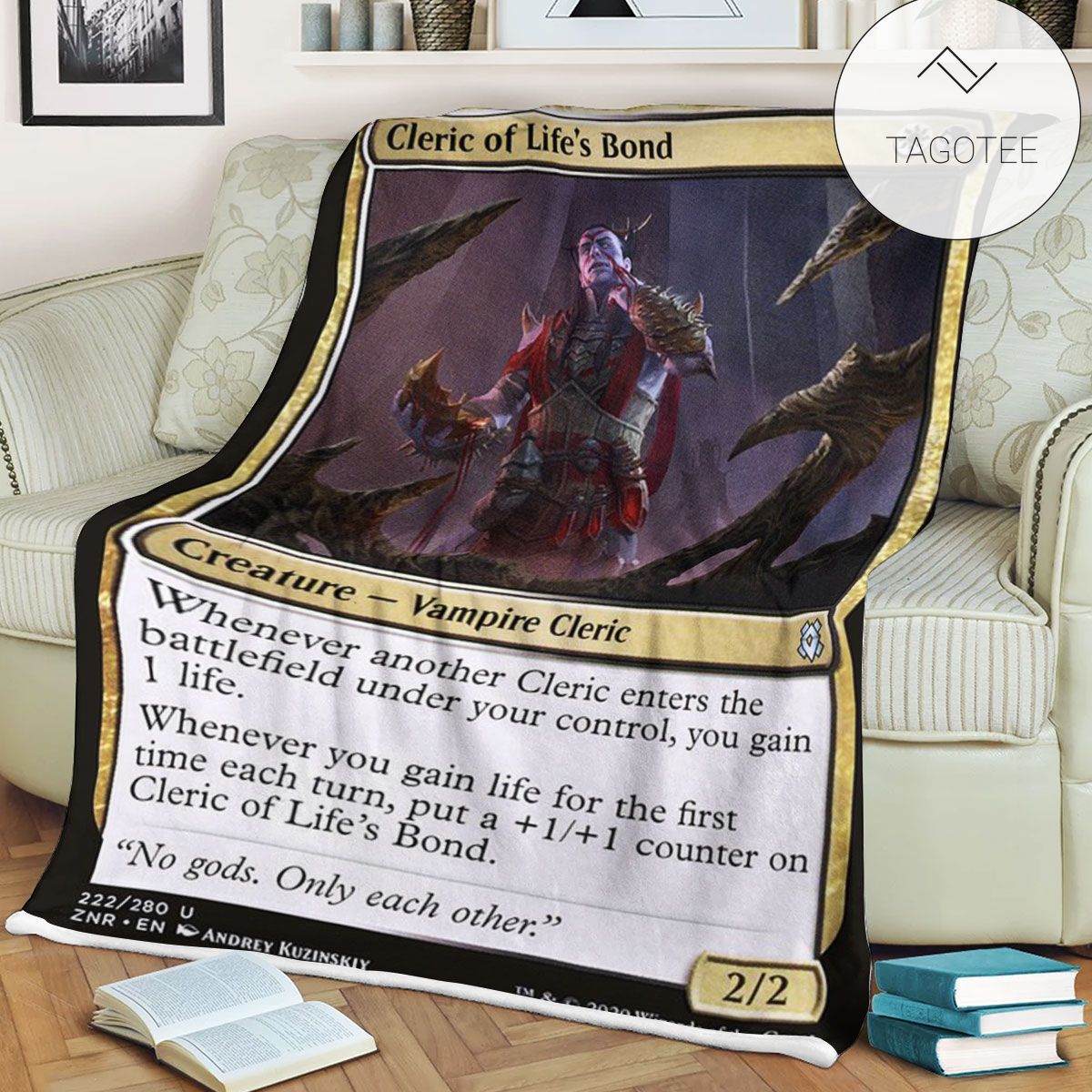 Znr 222 Cleric Of Life S Bond Mtg Game Magic The Gathering Fleece Blanket Znr 222 Cleric Of Life S Bond Mtg Game Magic The Gathering Fleece Blanket