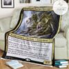 Znr 223 Grakmaw Skyclave Ravager Mtg Game Magic The Gathering Fleece Blanket