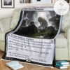 Znr 244 Forsaken Monument Mtg Game Magic The Gathering Fleece Blanket
