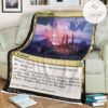 Znr 257 Base Camp Mtg Game Magic The Gathering Fleece Blanket