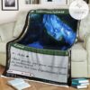 Znr 261 Timbercrown Pathway Mtg Game Magic The Gathering Fleece Blanket