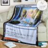 Znr 264 Riverglide Pathway Mtg Game Magic The Gathering Fleece Blanket