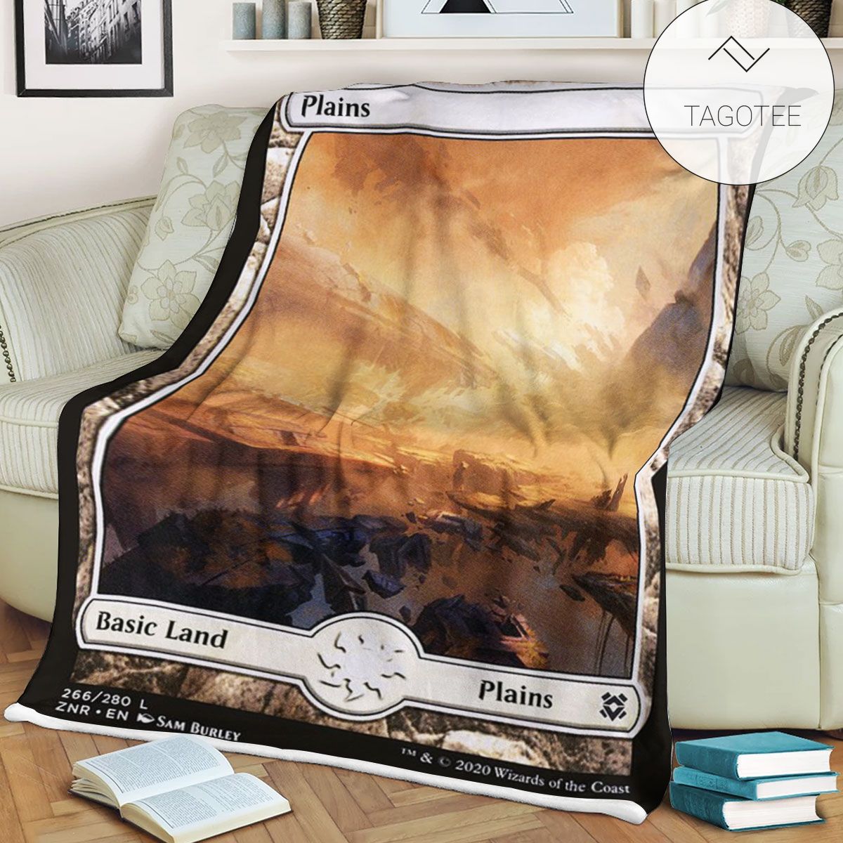 Znr 266 Plains Mtg Game Magic The Gathering Fleece Blanket Znr 266 Plains Mtg Game Magic The Gathering Fleece Blanket