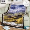 Znr 268 Plains Mtg Game Magic The Gathering Fleece Blanket