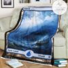 Znr 271 Island Mtg Game Magic The Gathering Fleece Blanket