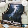 Znr 273 Swamp Mtg Game Magic The Gathering Fleece Blanket