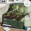 Znr 287 Timbercrown Pathway Mtg Game Magic The Gathering Fleece Blanket