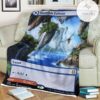 Znr 289 Riverglide Pathway Mtg Game Magic The Gathering Fleece Blanket
