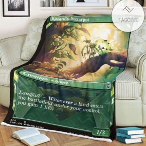 Znr 306 Kazandu Nectarpot Mtg Game Magic The Gathering Fleece Blanket
