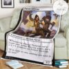 Znr 31 Paired Tactician Mtg Game Magic The Gathering Fleece Blanket