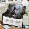 Znr 319 Luminarch Aspirant Mtg Game Magic The Gathering Fleece Blanket