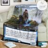 Znr 328 Glasspool Mimic Mtg Game Magic The Gathering Fleece Blanket
