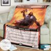 Znr 347 Kargan Intimidator Mtg Game Magic The Gathering Blanket