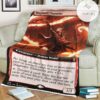 Znr 349 Magmatic Channeler Mtg Game Magic The Gathering Fleece Blanket