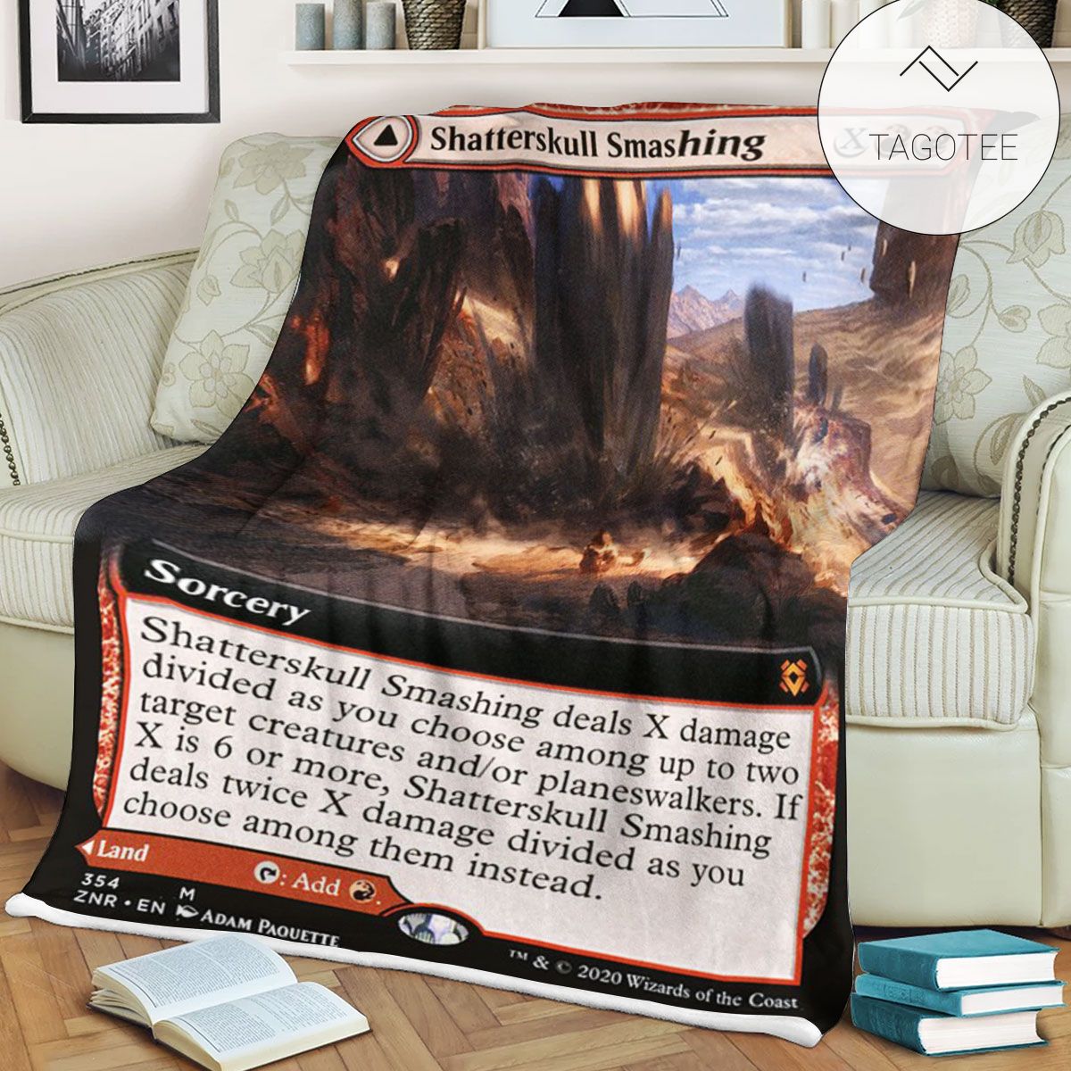Znr 354 Shatterskull Smashing Mtg Game Magic The Gathering Fleece Blanket Znr 354 Shatterskull Smashing Mtg Game Magic The Gathering Fleece Blanket