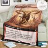 Znr 356 Wayward Guide Beast Mtg Game Magic The Gathering Fleece Blanket