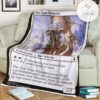 Znr 36 Sea Gate Banneret Mtg Game Magic The Gathering Fleece Blanket