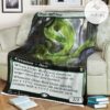 Znr 361 Oran Rief Ooze Mtg Game Magic The Gathering Fleece Blanket