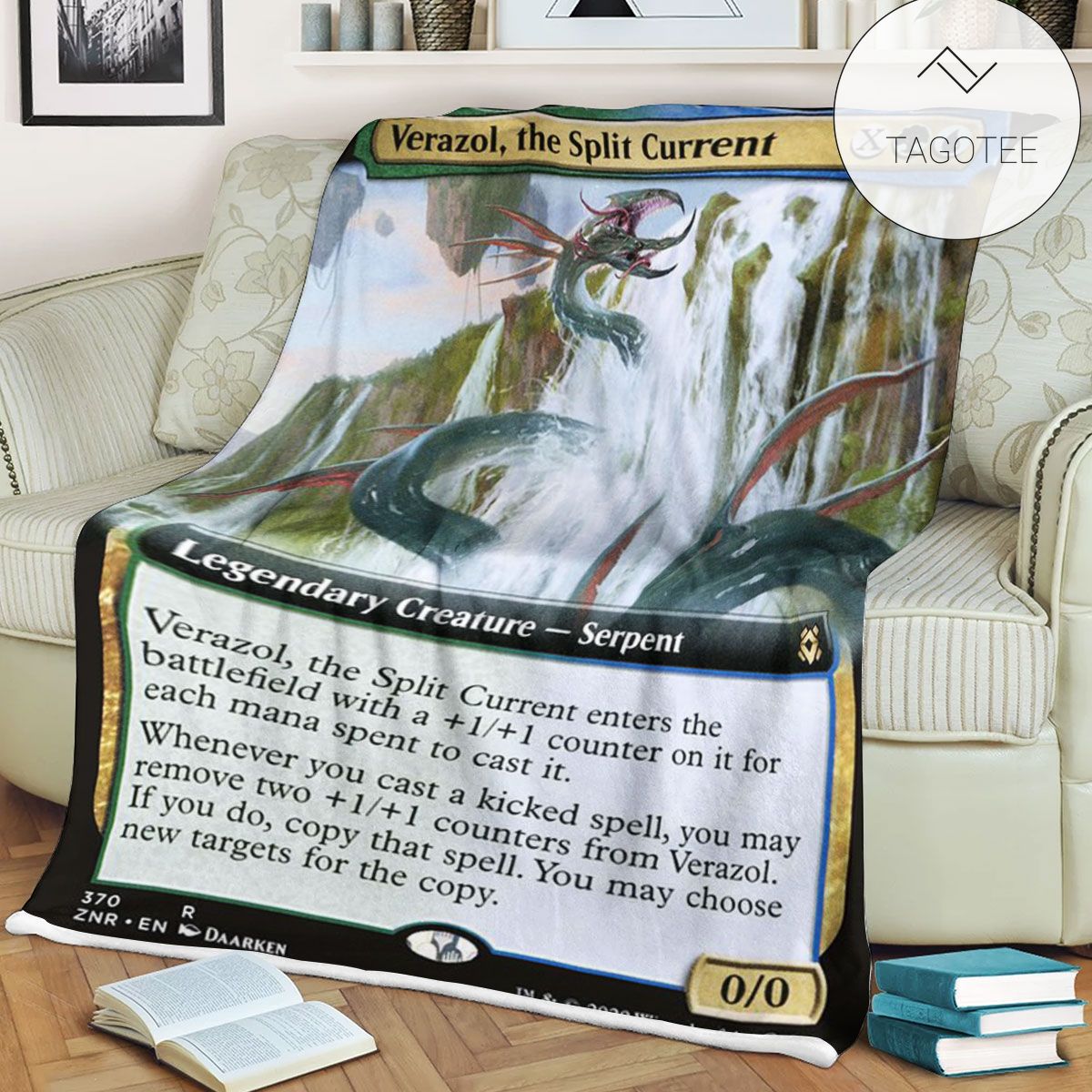 Znr 370 Verazol The Split Current Mtg Game Magic The Gathering Fleece Blanket Znr 370 Verazol The Split Current Mtg Game Magic The Gathering Fleece Blanket