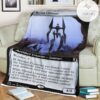 Znr 376 Myriad Construct Mtg Game Magic The Gathering Fleece Blanket