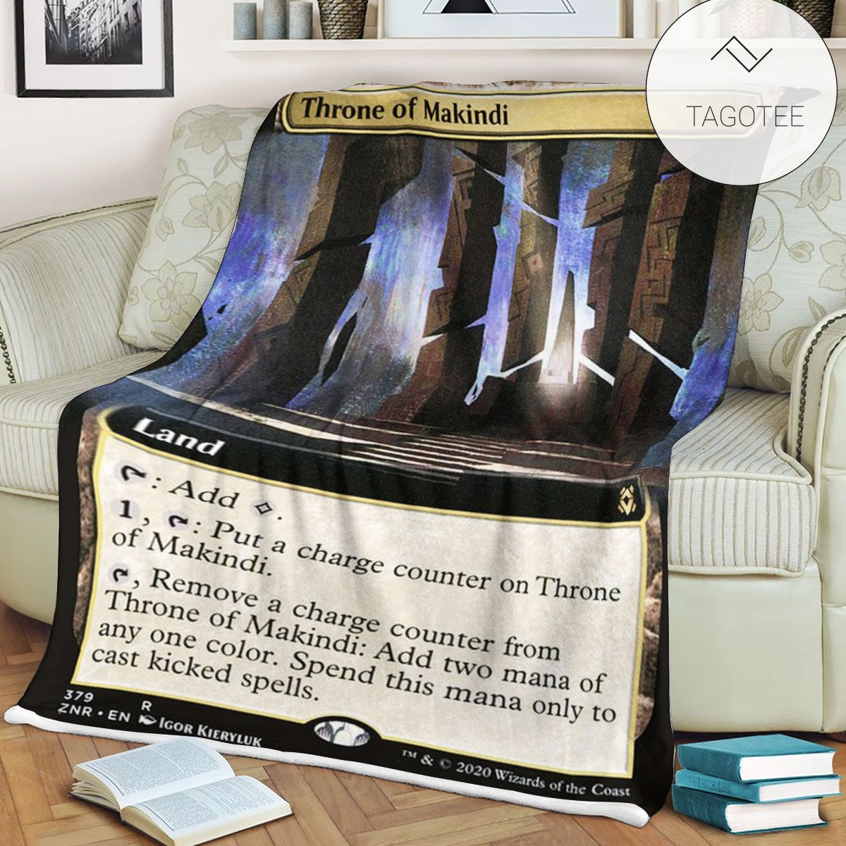 Znr 379 Throne Of Makindi Mtg Game Magic The Gathering Fleece Blanket Znr 379 Throne Of Makindi Mtg Game Magic The Gathering Fleece Blanket